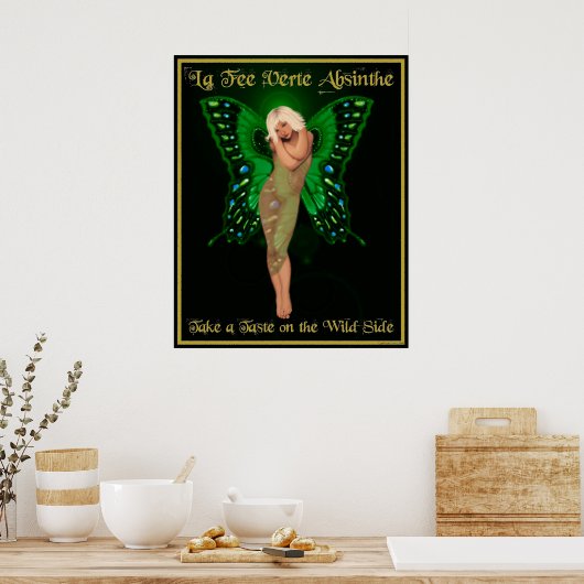 Poster La Fee Verte Absinthe (Cuisine)