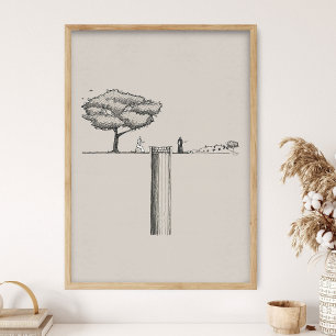 Poster La femme au puits, Jean 4:4-26, Art Jésus, Jésus