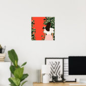Poster La Femme dans le jardin (Bureau à domicile)