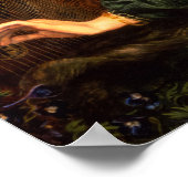 Poster La femme débarquée par Dante Gabriel Rossetti (Coin)