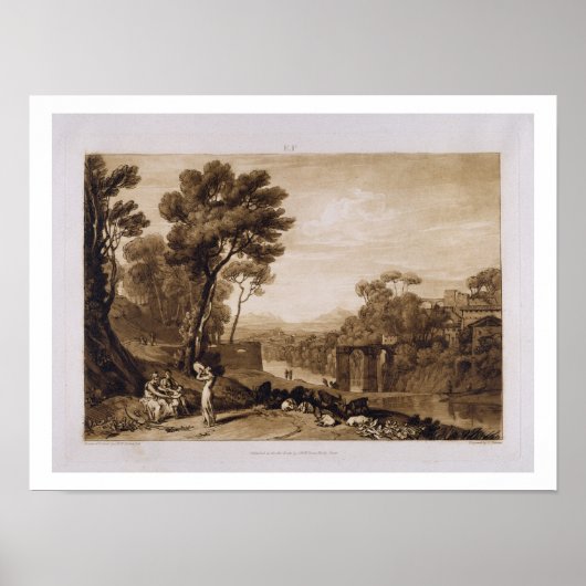 Poster La Femme et Tambourine, gravée par Charles Turn (Devant)