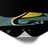 Poster La femme regardant par l'étoile (Coin)