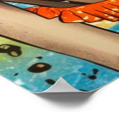 Poster La Femme Tatouée - Les Papillons Tournent (Coin)