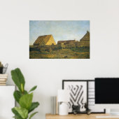 Poster La Ferme - Charles-François Daubigny (Bureau à domicile)
