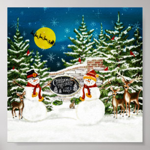 Poster La ferme des arbres à neige