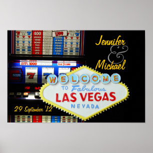 Poster La fête de Las Vegas personnalisée est ici