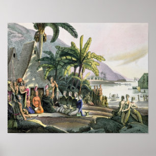 Poster La fête de l'Expédition et le roi Kamehameha I