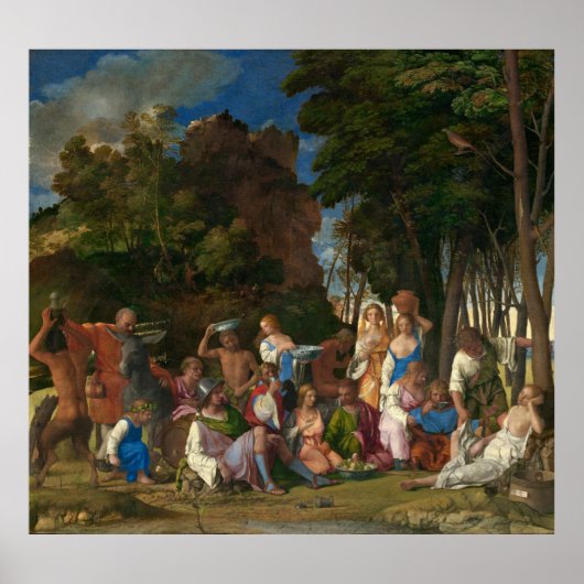 Poster La fête des dieux (par Giovanni Bellini) (Devant)