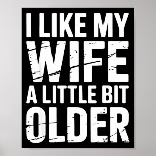 Poster La fête des pères Humour Blague Je Aime Ma Femme U