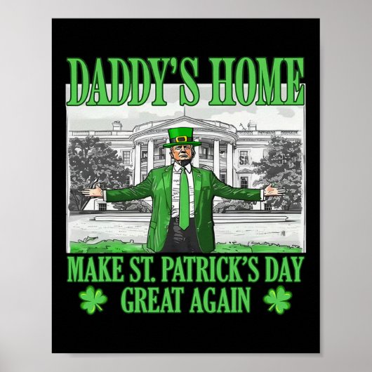 Poster La Fête des Pères Rends à la Saint-Patrick sa Gran (Devant)