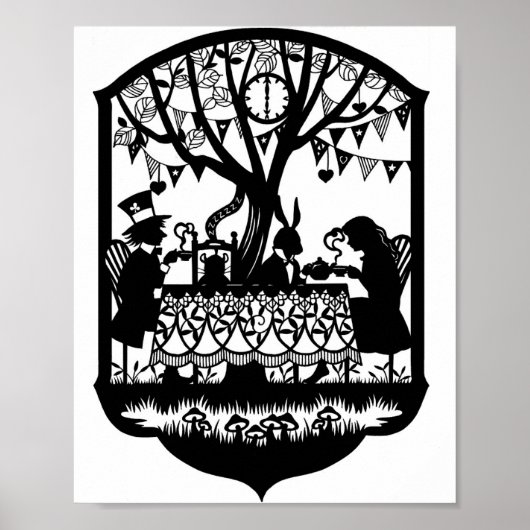 Poster La fête du thé du Chapelier fou (Devant)