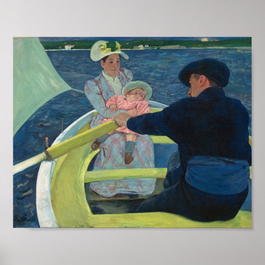 Poster La fête nautique | Mary Cassatt (Devant)