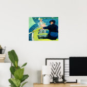 Poster La fête nautique par Mary Cassatt (Bureau à domicile)