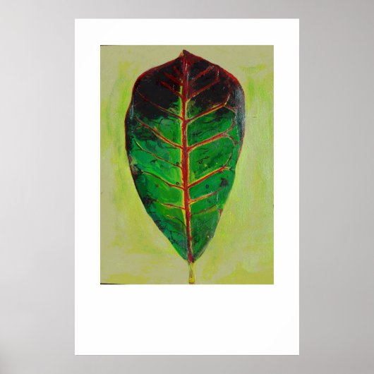 Poster La feuille (Devant)