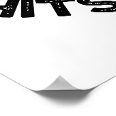 Poster La Feuille Atteint Le Fan Drôle Pun Phrase (Coin)