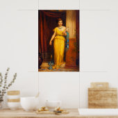 Poster La fileuse de John William Waterhouse (Cuisine)