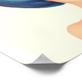 Poster La fille aux cheveux bleus (Coin)