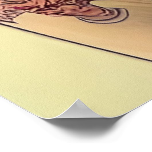 Poster La fille aux tatouages cybernétiques (Coin)