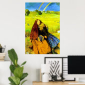 Poster La Fille Aveugle ~ John Everett Millais (Bureau à domicile)