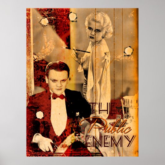 Poster La fille blonde du Gangster (Devant)