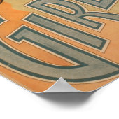 Poster La fille de cirque - Nourrir l'éléphant et le sing (Coin)