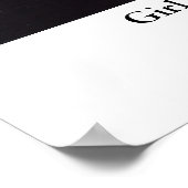 Poster La fille de Johannes Vermeer avec une oreille perl (Coin)