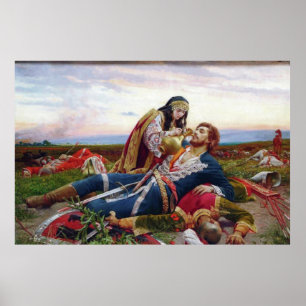 Poster La Fille de Kosovka Uros Predic 1919