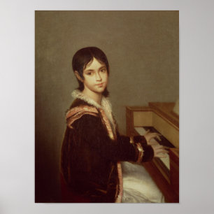 Poster La fille de l'artiste au piano