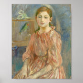 Poster La fille de l'artiste | Berthe Morisot (Devant)