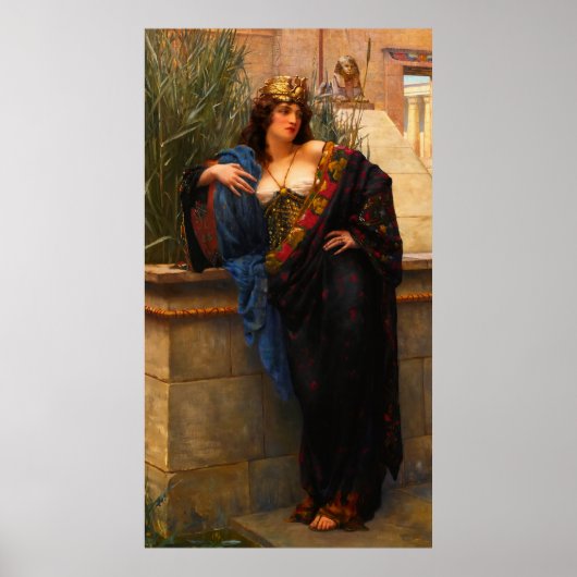 Poster La fille de Pharaon par Reginald Arthur (Devant)