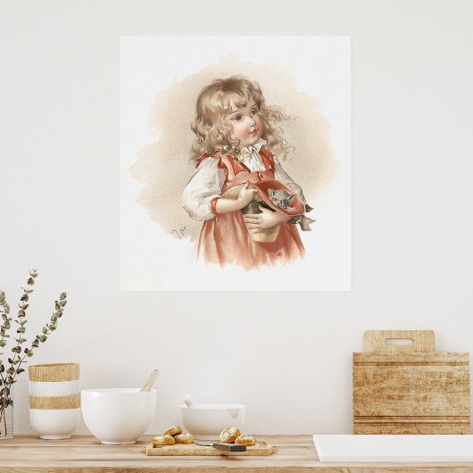 Poster La fille d'été de Maud Humphrey (Cuisine)