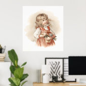 Poster La fille d'été de Maud Humphrey (Bureau à domicile)