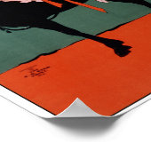 Poster La Fille du Cirque - à cheval (Coin)