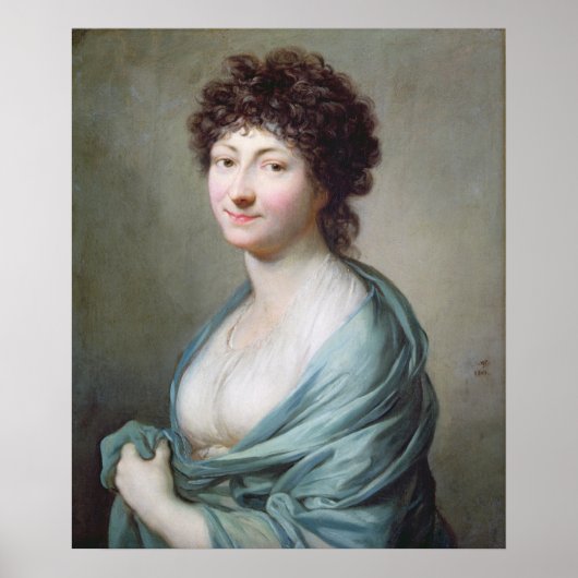 Poster La fille : Portrait de Caroline Susanne Graff (Devant)