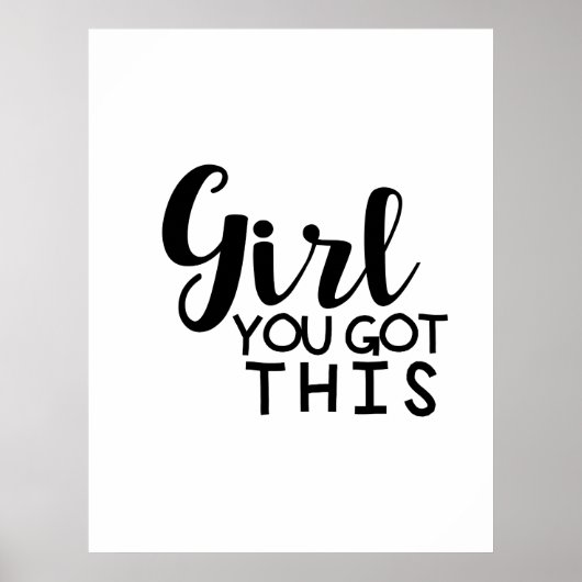 Poster La Fille Que Vous Avez (Devant)