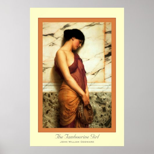 Poster La fille Tambourine (Devant)