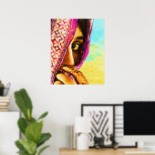 Poster La fille timide (Bureau à domicile)