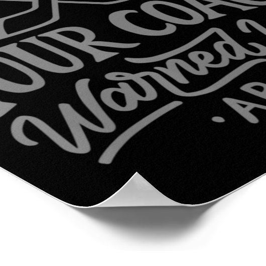 Poster La Fille Votre Entraîneur Vous A Averti Sur Le Hoc (Coin)