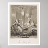 Poster La Fine Supper, 1781, gravée par I.S. Helman (17 (Devant)
