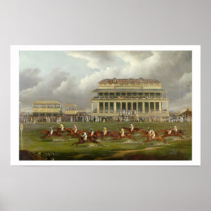 Poster La finition d'Epsom Derby en 1822