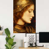 Poster La flamme d'Orléans | Saint Jeanne d'Arc (Bureau à domicile)