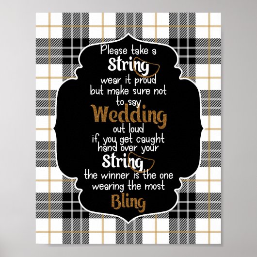 Poster La flanelle du jeu de collier et la Fête des marié (Devant)