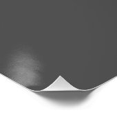 Poster La Fleur Tranquille — Lys Calla Noir & Blanc (Coin)