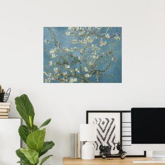 Poster La floraison d'amandier de Vincent van Gogh (1890)