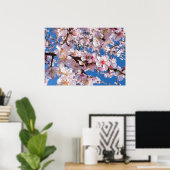 Poster La floraison du printemps (Bureau à domicile)