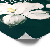 Poster "La floraison est l'acte de se manifester..." (Coin)