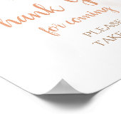 Poster La florale rustique n'est-elle pas un Merci génial (Coin)