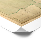 Poster La flotte de Sir Collyer sur Penobscot River Map - (Coin)