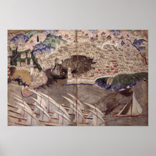 Poster La flotte ottomane