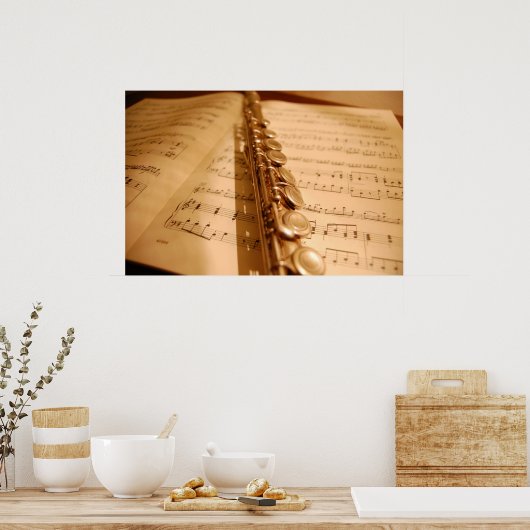 Poster La Flûte (Cuisine)